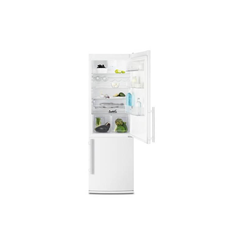 Kombinace chladničky s mrazničkou Electrolux EN3450AOW bílá, kombinace, chladničky, mrazničkou, electrolux, en3450aow, bílá