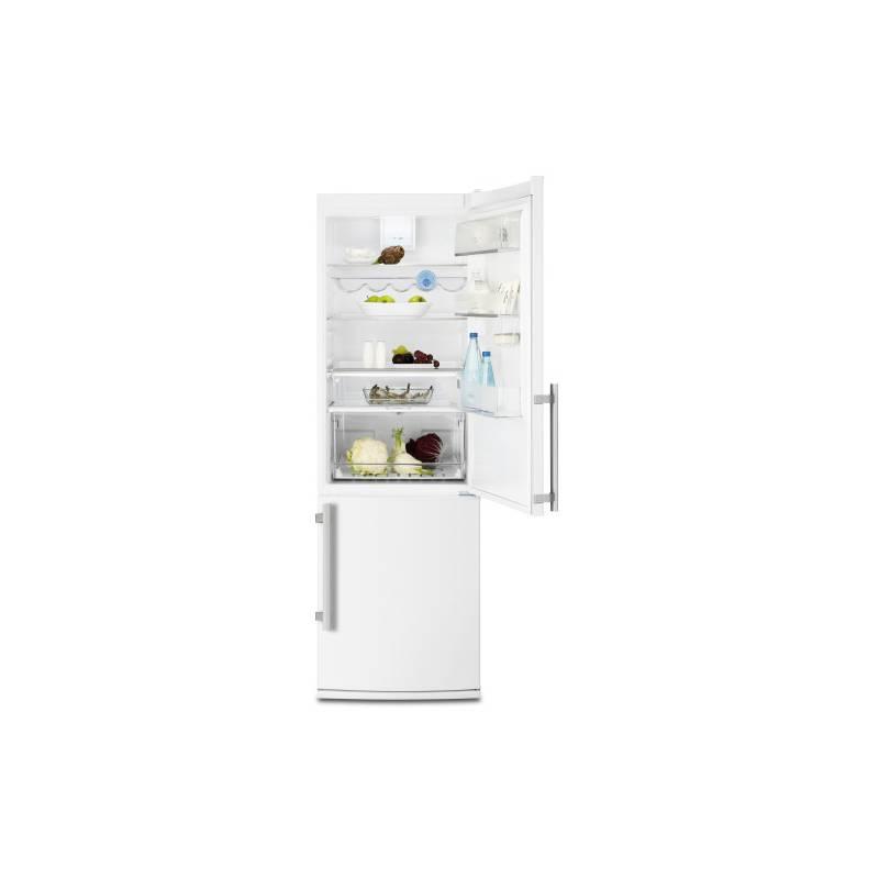 Kombinace chladničky s mrazničkou Electrolux EN3453AOW bílá, kombinace, chladničky, mrazničkou, electrolux, en3453aow, bílá
