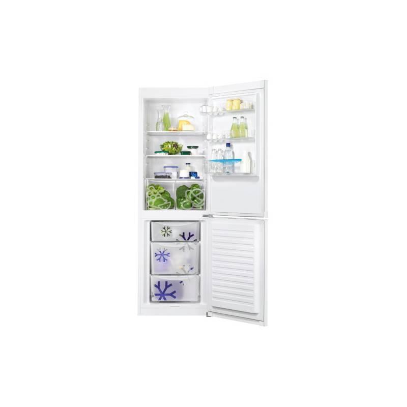 Kombinace chladničky s mrazničkou Zanussi ZRB36101WA, kombinace, chladničky, mrazničkou, zanussi, zrb36101wa