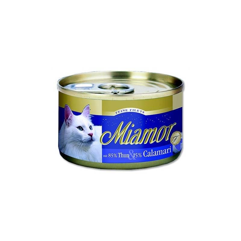 Konzerva Miamor Filet tuňák + kalamáry 100g, konzerva, miamor, filet, tuňák, kalamáry, 100g