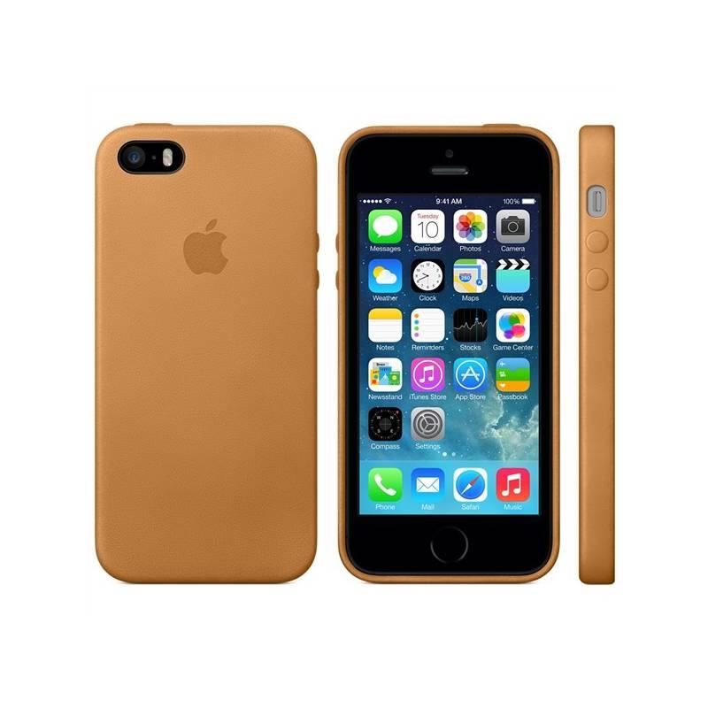 Kryt na mobil Apple pro iPhone 5s Case (MF041ZM/A) hnědý, kryt, mobil, apple, pro, iphone, case, mf041zm, hnědý