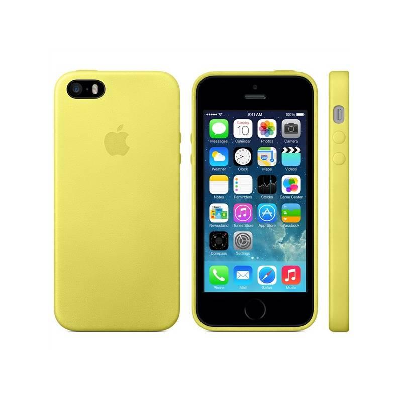 Kryt na mobil Apple pro iPhone 5s Case (MF043ZM/A) žlutý, kryt, mobil, apple, pro, iphone, case, mf043zm, žlutý