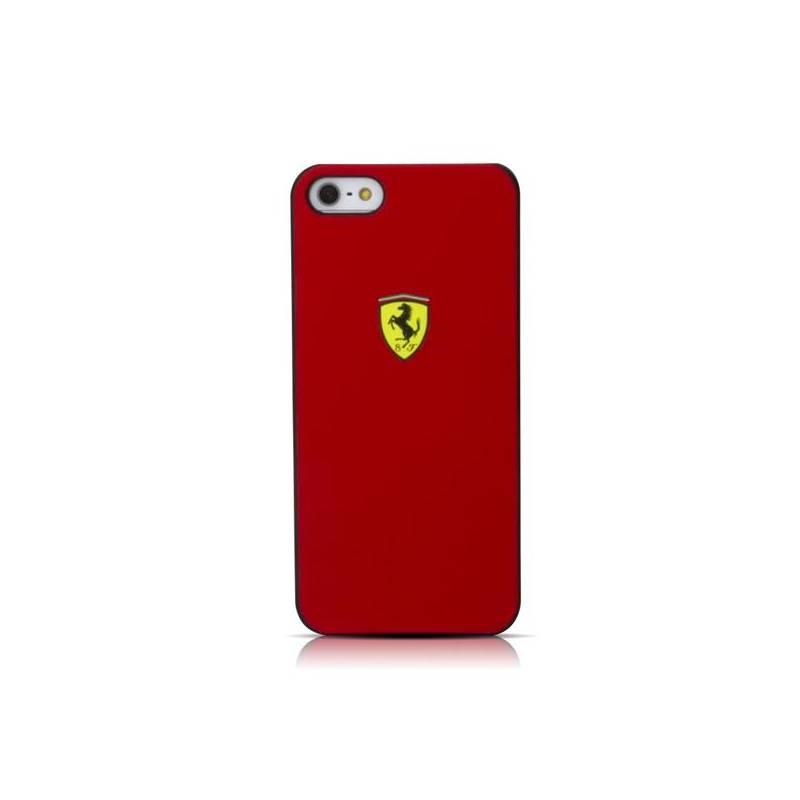 Kryt na mobil Ferrari Scuderia pro Apple iPhone 5 (FESCHCP5RE) černý/červený, kryt, mobil, ferrari, scuderia, pro, apple, iphone, feschcp5re, černý, červený