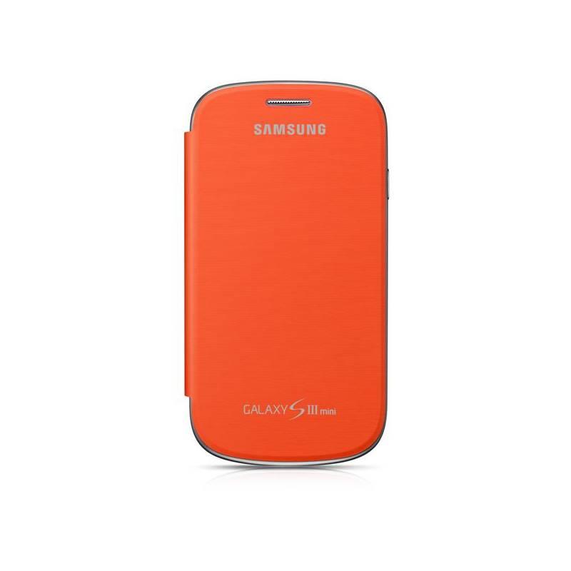 Kryt na mobil Samsung EFC-1M7F flip pro Galaxy S III mini (i8190) (EFC-1M7FOEGSTD) oranžový, kryt, mobil, samsung, efc-1m7f, flip, pro, galaxy, iii, mini, i8190, efc-1m7foegstd