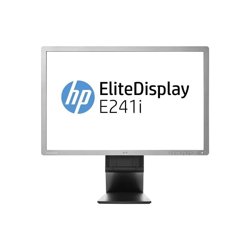 LCD monitor HP EliteDisplay E241i (F0W81AA#ABB) černý/stříbrný, lcd, monitor, elitedisplay, e241i, f0w81aa, abb, černý, stříbrný