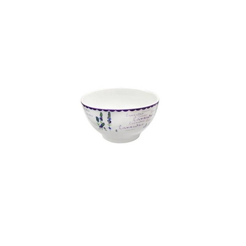 Miska TORO keramika - motiv levandule bílá, miska, toro, keramika, motiv, levandule, bílá