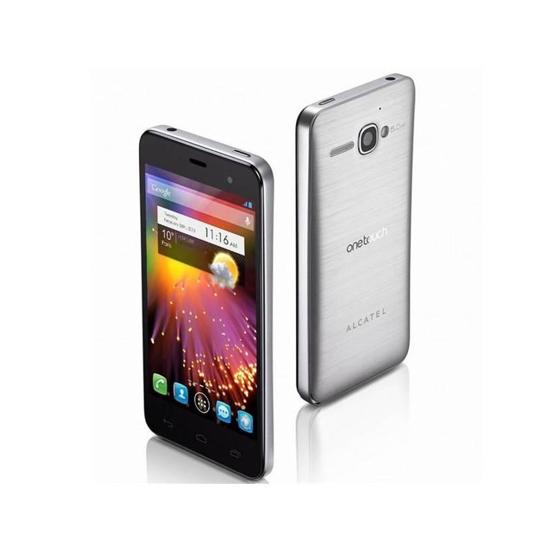 Mobilní telefon ALCATEL ONETOUCH Star 6010D Dual Sim (6010D-2AALCZ1) stříbrný, mobilní, telefon, alcatel, onetouch, star, 6010d, dual, sim, 6010d-2aalcz1, stříbrný