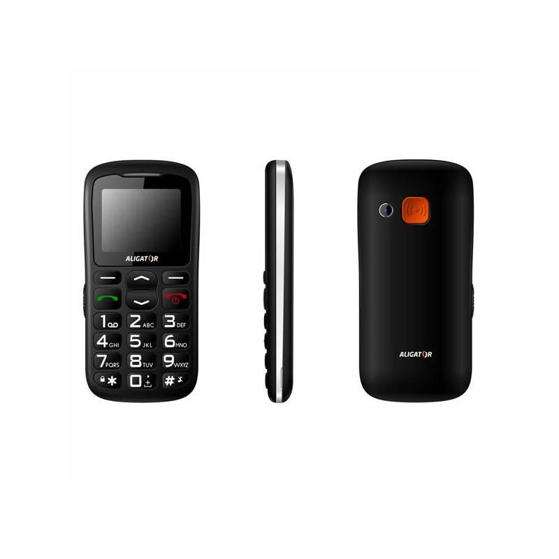 Mobilní telefon Aligator A610 černý, mobilní, telefon, aligator, a610, černý