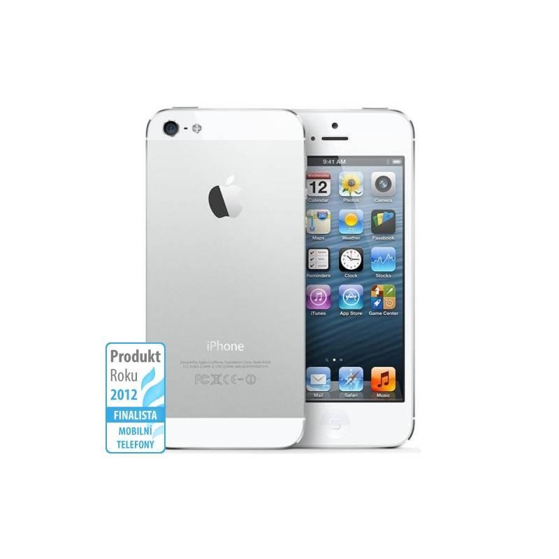 Mobilní telefon Apple iPhone 5 16GB (MD298CS/A) bílý, mobilní, telefon, apple, iphone, 16gb, md298cs, bílý