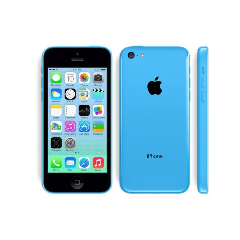 Mobilní telefon Apple iPhone 5C 16GB (ME501CS/A) modrý, mobilní, telefon, apple, iphone, 16gb, me501cs, modrý