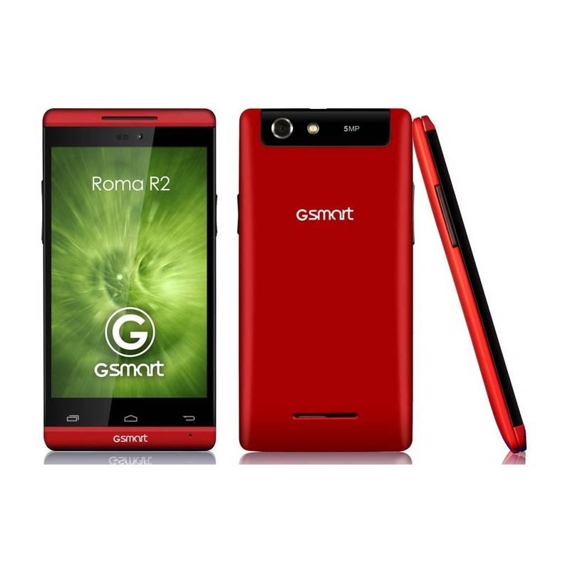 Mobilní telefon Gigabyte GSmart ROMA R2 Dual Sim (2Q001-00055-390S) červený, mobilní, telefon, gigabyte, gsmart, roma, dual, sim, 2q001-00055-390s, červený
