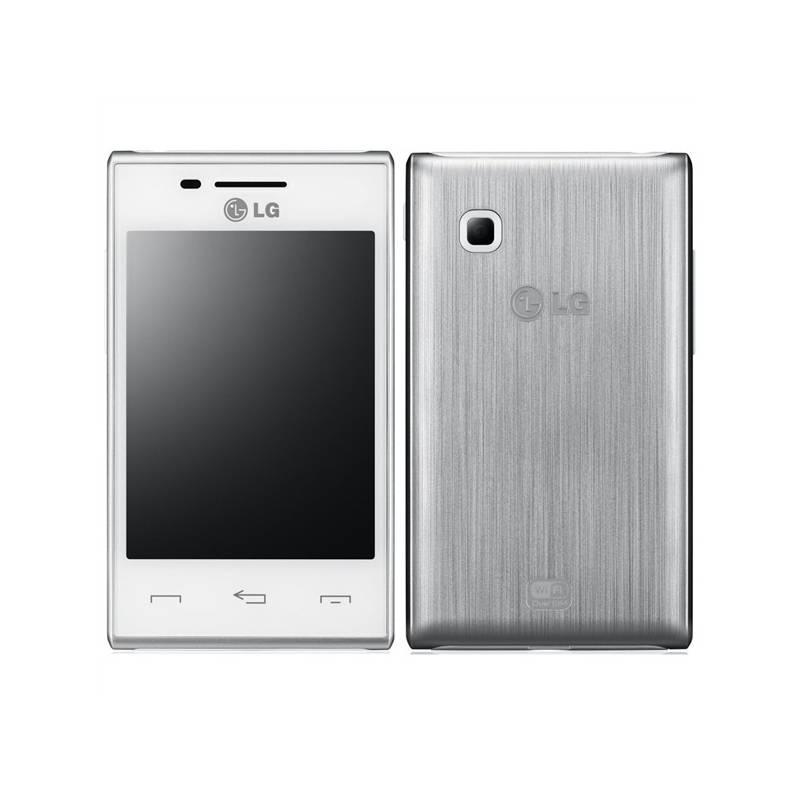 Mobilní telefon LG T30 (T585) Dual Sim (LGT585.ACZEWH) stříbrný/bílý, mobilní, telefon, t30, t585, dual, sim, lgt585, aczewh, stříbrný, bílý