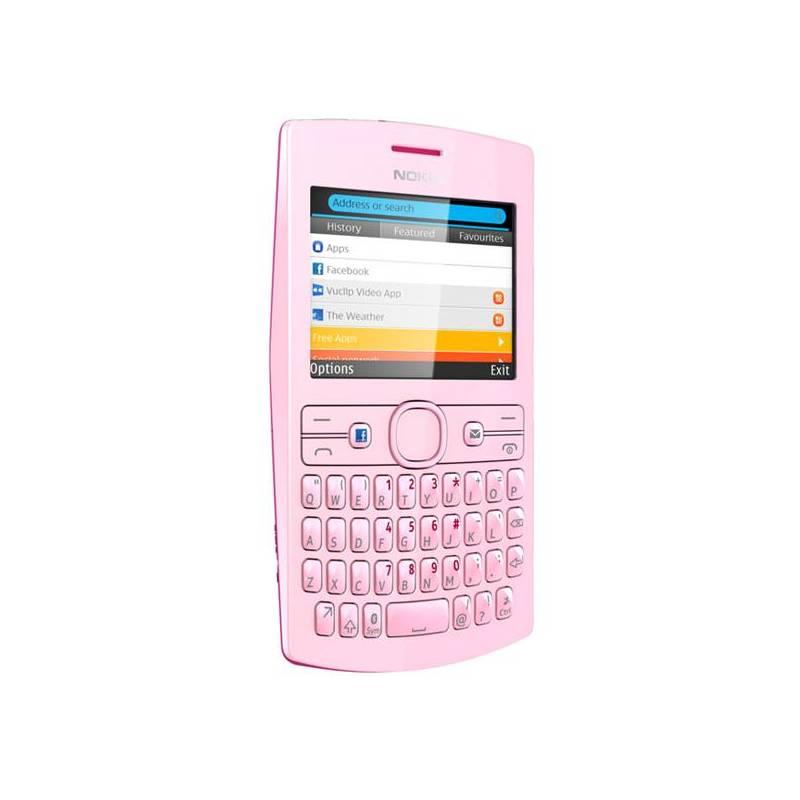 Mobilní telefon Nokia Asha 205 Dual Sim (0023H19) růžový, mobilní, telefon, nokia, asha, 205, dual, sim, 0023h19, růžový