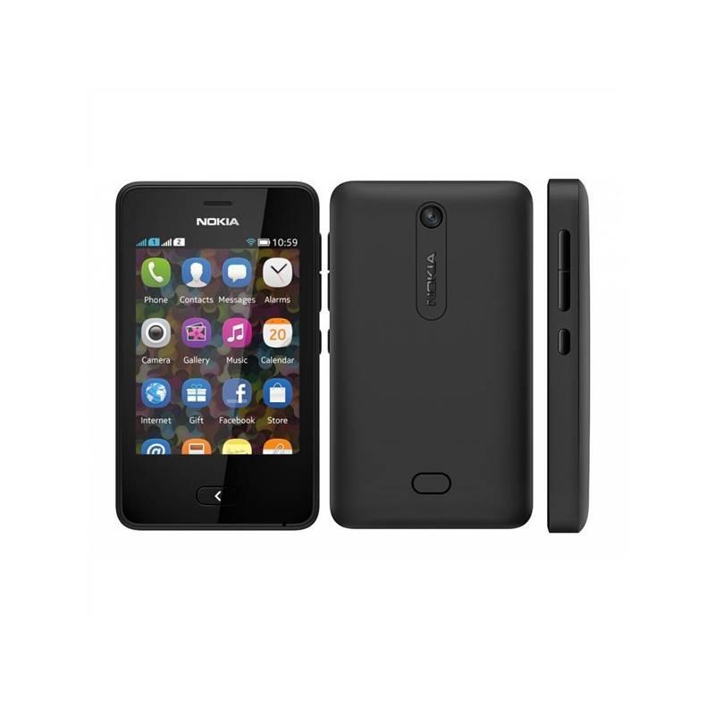 Mobilní telefon Nokia Asha 501 (A00015855) černý, mobilní, telefon, nokia, asha, 501, a00015855, černý