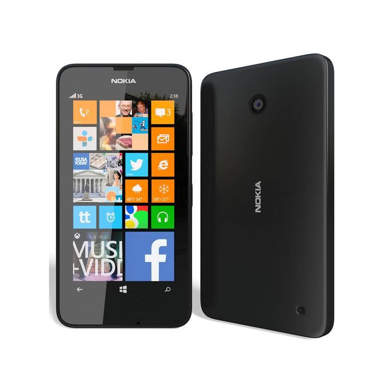 Mobilní telefon Nokia Lumia 630 (A00018432) černý, mobilní, telefon, nokia, lumia, 630, a00018432, černý
