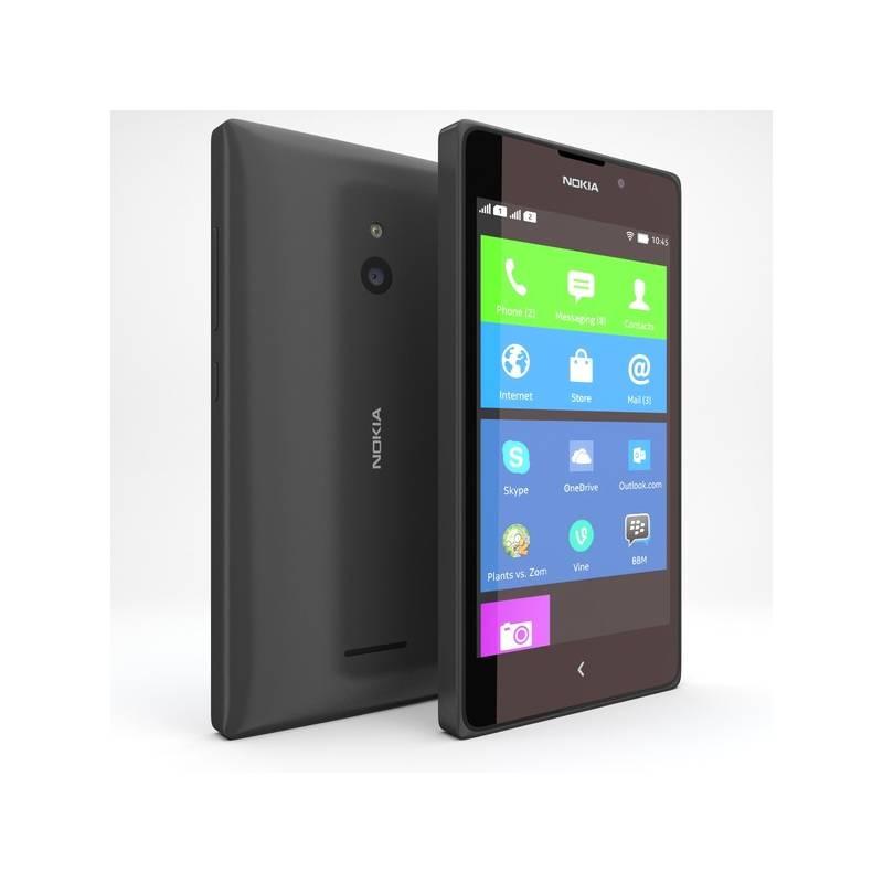 Mobilní telefon Nokia XL Dual Sim (A00018881) černý, mobilní, telefon, nokia, dual, sim, a00018881, černý