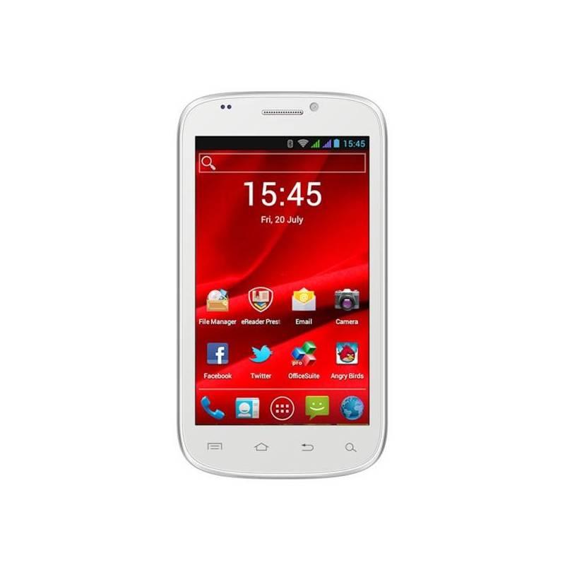 Mobilní telefon Prestigio MultiPhone 5000 DUO (PAP5000DUOWHITE) bílý (rozbalené zboží 8213038433), mobilní, telefon, prestigio, multiphone, 5000, duo, pap5000duowhite, bílý