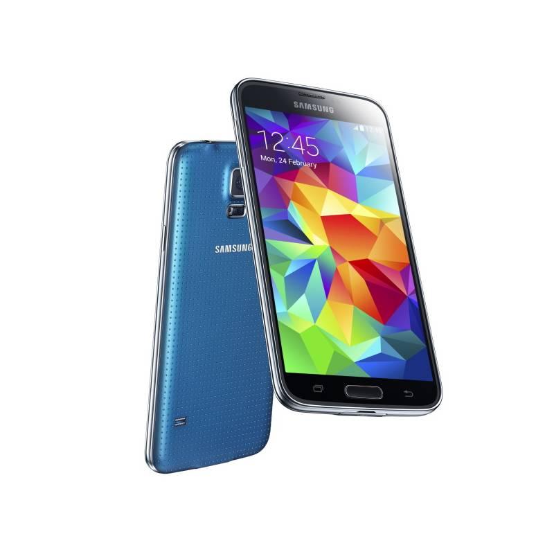 Mobilní telefon Samsung Galaxy S5 (SM-G900) - Electric Blue (SM-G900FZBAETL), mobilní, telefon, samsung, galaxy, sm-g900, electric, blue, sm-g900fzbaetl