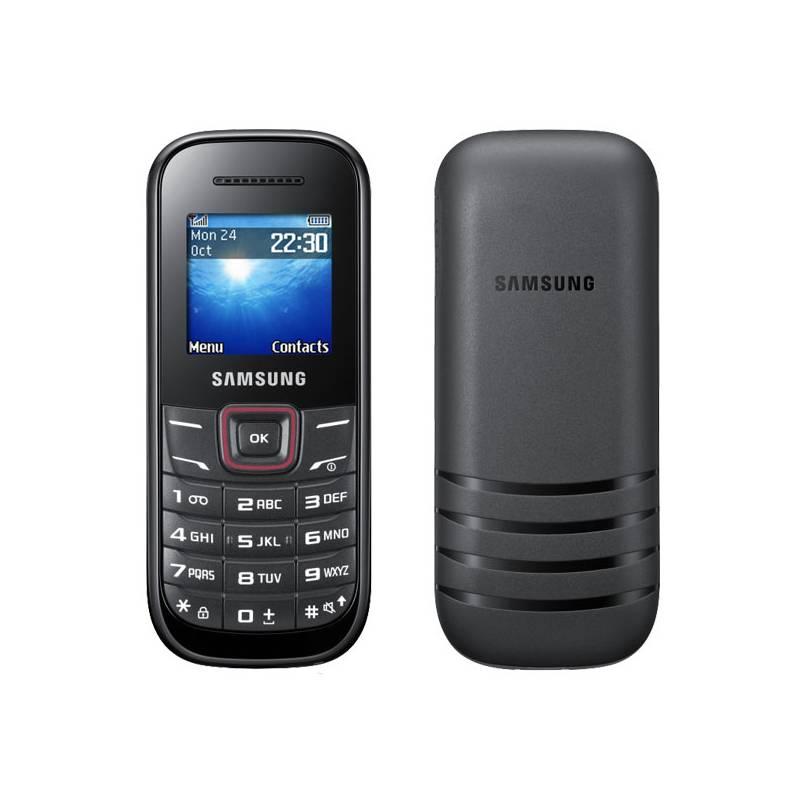 Mobilní telefon Samsung Keystone 2 (E1200) (GT-E1200KRRETL) černý/červený, mobilní, telefon, samsung, keystone, e1200, gt-e1200krretl, černý, červený