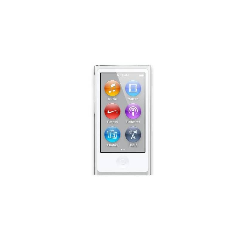 MP3 přehrávač Apple iPod nano 16GB (MD480HC/A) stříbrný, mp3, přehrávač, apple, ipod, nano, 16gb, md480hc, stříbrný