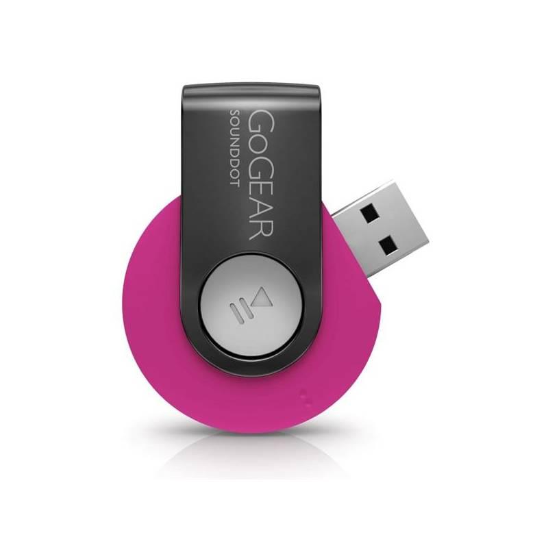 MP3 přehrávač Philips SoundDot SA4DOT02PN růžový, mp3, přehrávač, philips, sounddot, sa4dot02pn, růžový