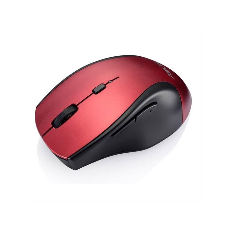Myš Asus WT415 (90XB0170-BMU030) černá/červená, myš, asus, wt415, 90xb0170-bmu030, černá, červená