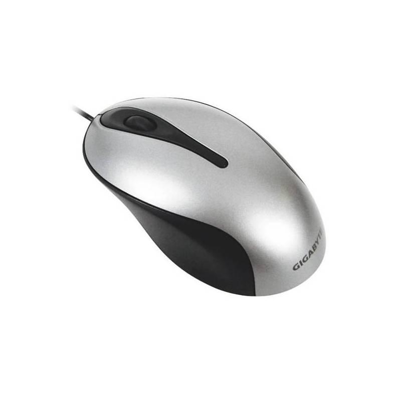 Myš Gigabyte M5100 (GM-M5100-SILVER) stříbrná, myš, gigabyte, m5100, gm-m5100-silver, stříbrná
