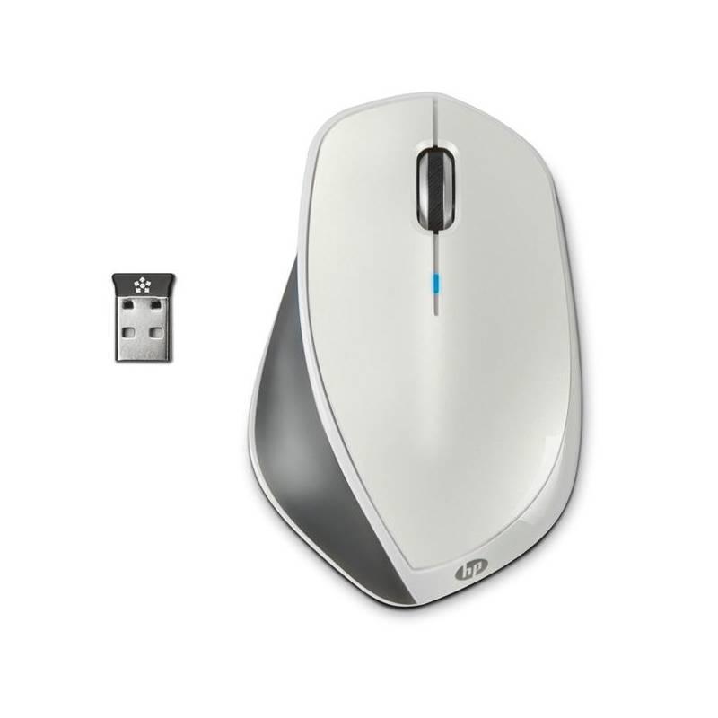 Myš HP Wireless Mouse X4500 Linen White (H2W27AA#ABB), myš, wireless, mouse, x4500, linen, white, h2w27aa, abb