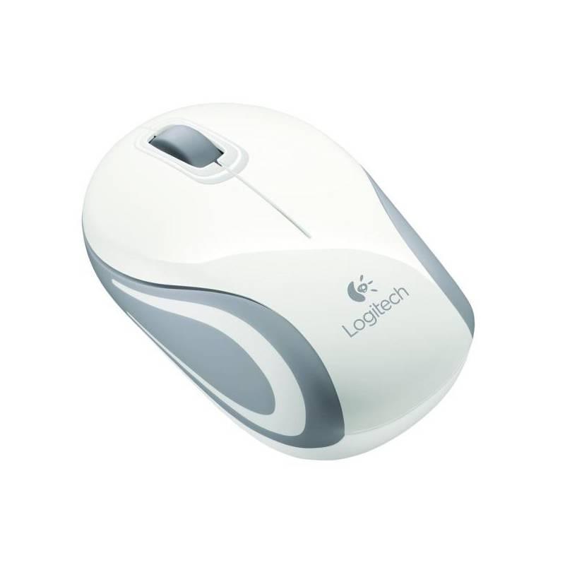 Myš Logitech Wireless Mouse M187 (910-002740) bílá, myš, logitech, wireless, mouse, m187, 910-002740, bílá