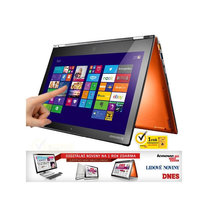 Notebook Lenovo IdeaPad Yoga 2 Pro Touch (59413045) oranžový, notebook, lenovo, ideapad, yoga, pro, touch, 59413045, oranžový