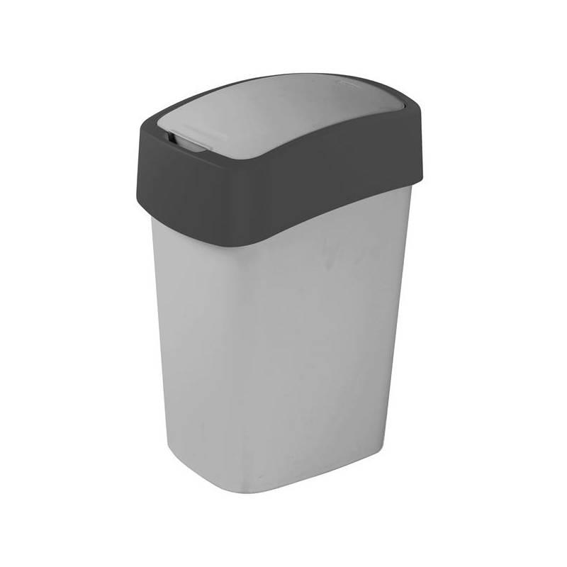 Odpadkový koš Curver Flipbin 02172-686 šedý, odpadkový, koš, curver, flipbin, 02172-686, šedý