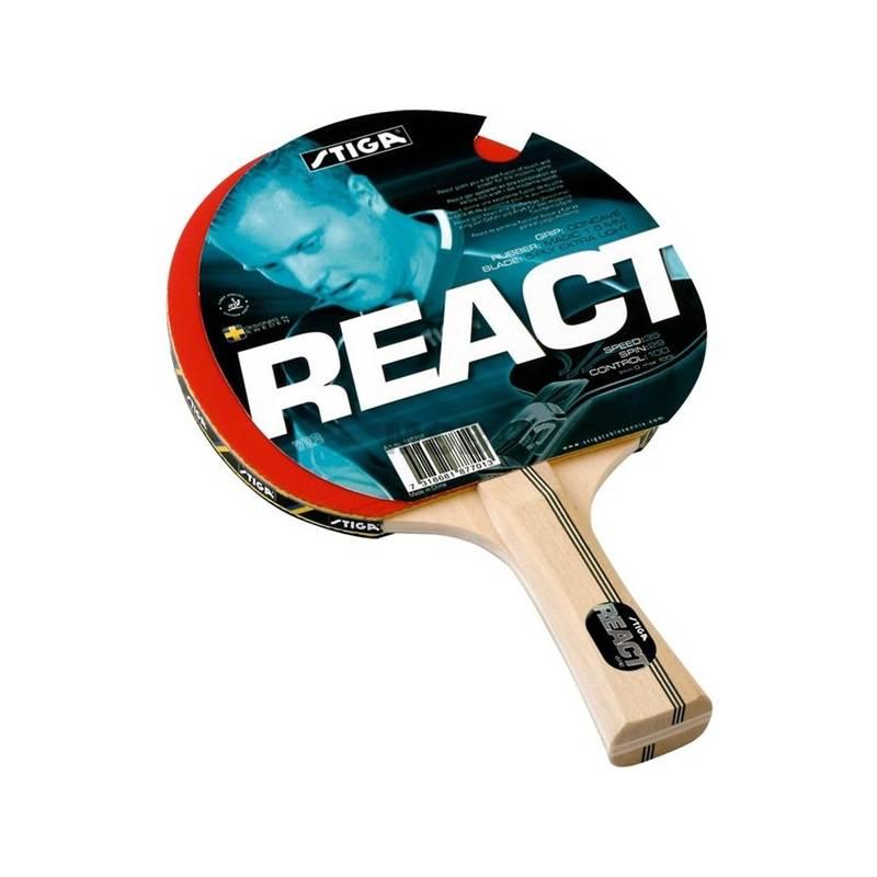 Pálka na stolní tenis Stiga React WRB, pálka, stolní, tenis, stiga, react, wrb