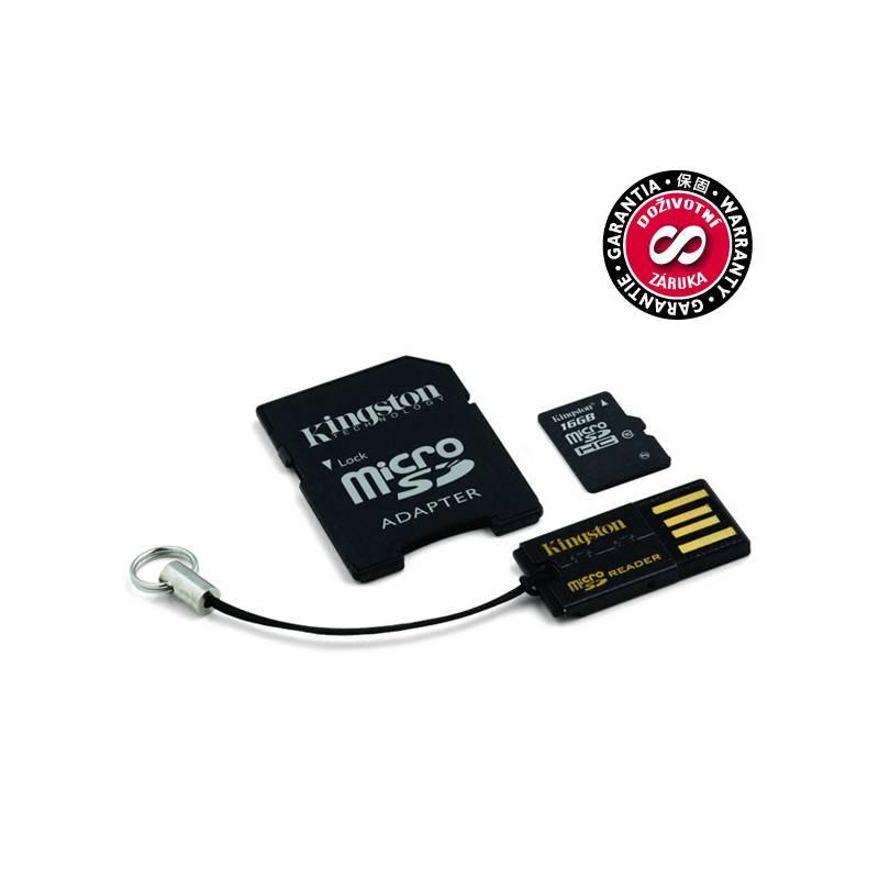 Paměťová karta Kingston Mobility Kit 16GB Class10 (MBLY10G2/16GB), paměťová, karta, kingston, mobility, kit, 16gb, class10, mbly10g2