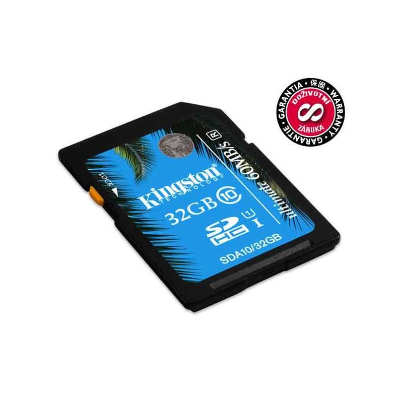 Paměťová karta Kingston SDHC Ultimate 32GB Class 10 UHS-I (SDA10/32GB), paměťová, karta, kingston, sdhc, ultimate, 32gb, class, uhs-i, sda10