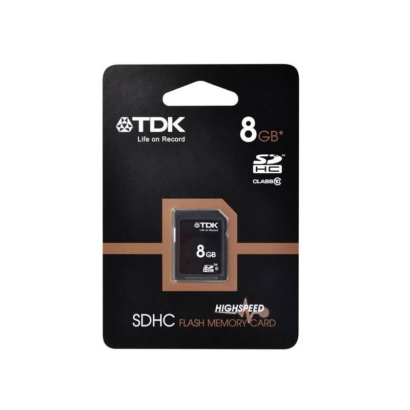 Paměťová karta TDK SDHC 8GB Class 10 (t78715) černá, paměťová, karta, tdk, sdhc, 8gb, class, t78715, černá