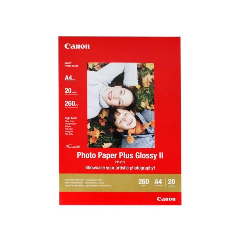 Papíry do tiskárny Canon PP201 A4, 260g, 20 listů (2311B019) bílý, papíry, tiskárny, canon, pp201, 260g, listů, 2311b019, bílý