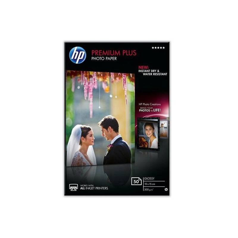 Papíry do tiskárny HP Premium Plus Glossy Photo A3, 280g, 20 listů (CR675A) bílý, papíry, tiskárny, premium, plus, glossy, photo, 280g, listů, cr675a