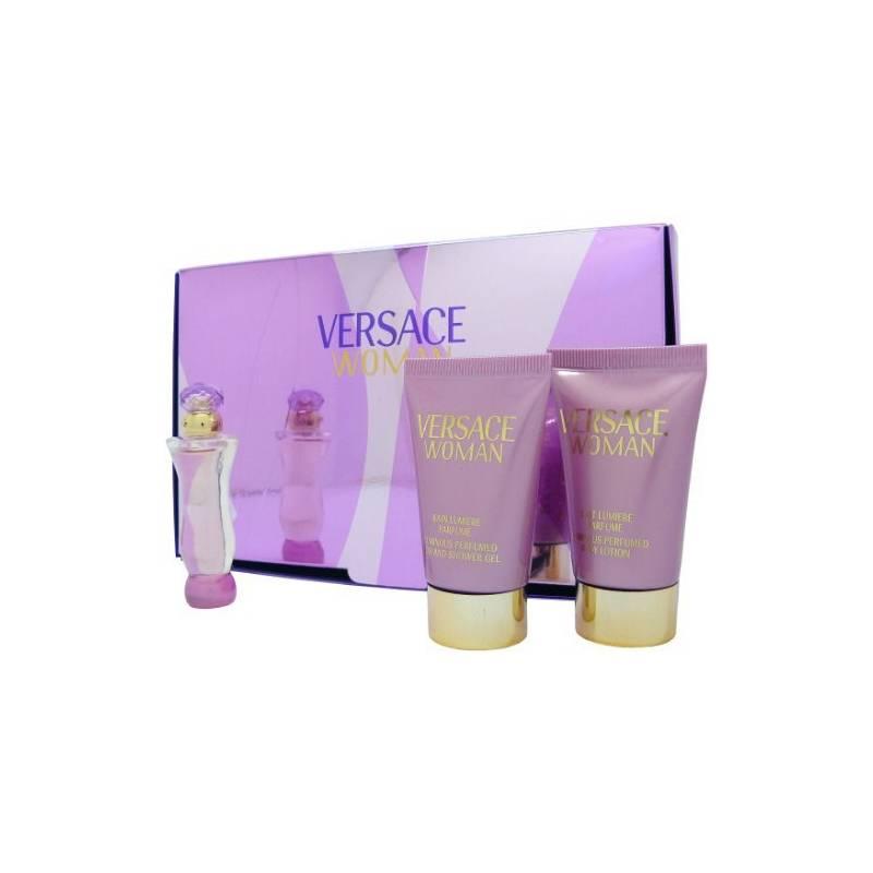 Parfémovaná voda Versace Woman 5 ml + tělové mléko 25 ml + sprchový gel 25 ml, parfémovaná, voda, versace, woman, tělové, mléko, sprchový