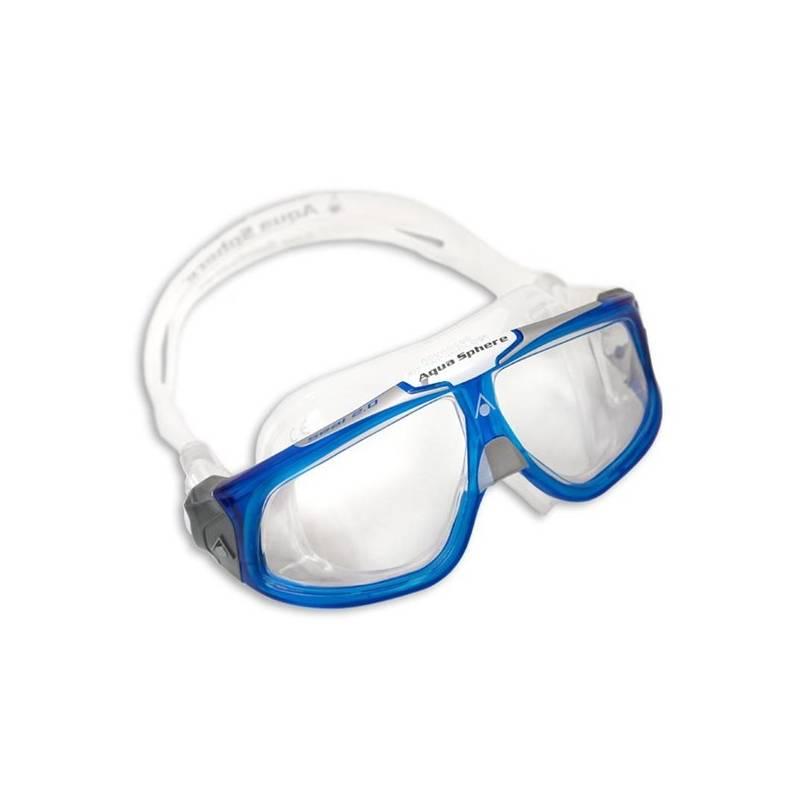 Plavecké brýle Aqua Sphere Seal 2.0 clear - pánské bílá/modrá, plavecké, brýle, aqua, sphere, seal, clear, pánské, bílá, modrá