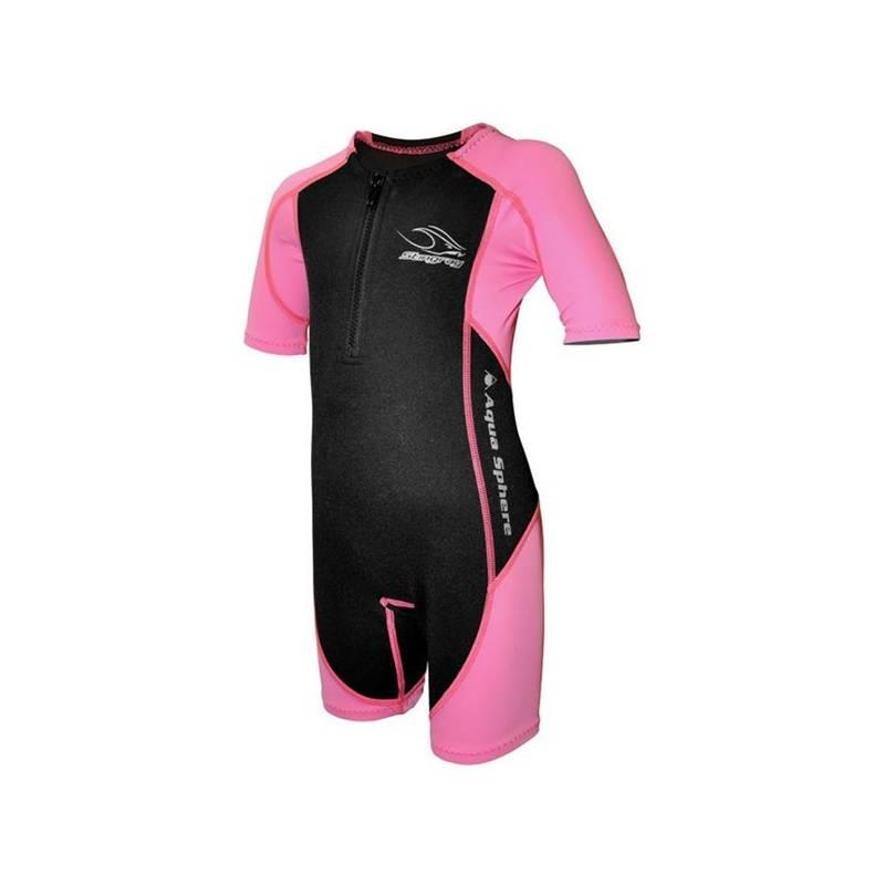 Plavecký oblek Aqua Sphere Stingray L - 8 let - dětské růžový, plavecký, oblek, aqua, sphere, stingray, let, dětské, růžový