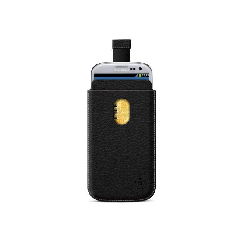 Pouzdro na mobil Belkin Pocket pro Samsung Galaxy SIII (F8M410cwC00) černé (poškozený obal 8213110004), pouzdro, mobil, belkin, pocket, pro, samsung, galaxy, siii, f8m410cwc00, černé