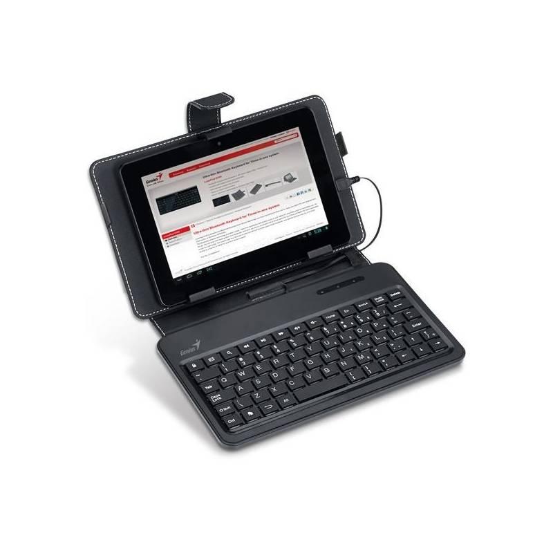 Pouzdro s klávesnicí na tablet Genius LuxePad A120 (31310061104) černé (rozbalené zboží 8214025851), pouzdro, klávesnicí, tablet, genius, luxepad, a120, 31310061104, černé