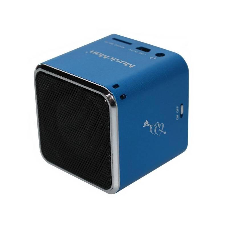 Přenosný reproduktor Technaxx Mini MusicMan (3530) modré, přenosný, reproduktor, technaxx, mini, musicman, 3530, modré