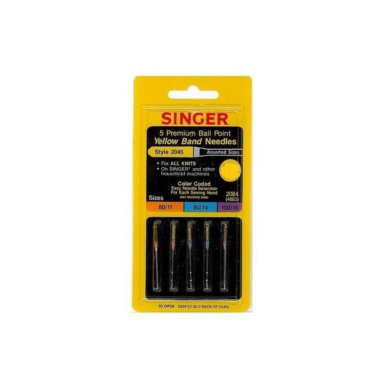 Příslušenství pro šicí stroje Singer - jehly BLISTER 848 - 2045/70,80,90 5 ks, příslušenství, pro, šicí, stroje, singer, jehly, blister, 848, 2045