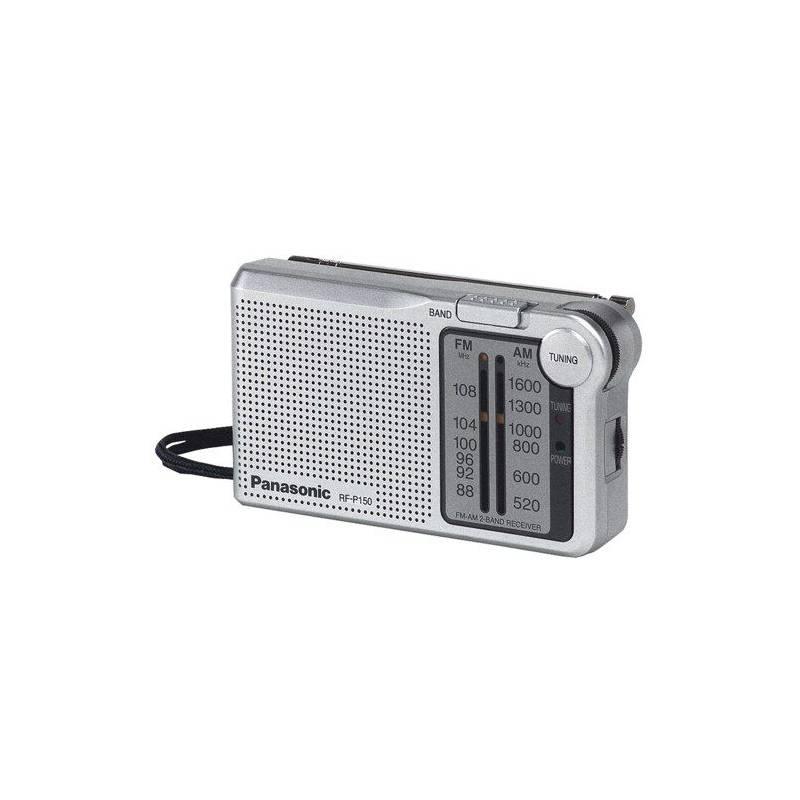 Radiopřijímač Panasonic RF-P150EG9-S stříbrný, radiopřijímač, panasonic, rf-p150eg9-s, stříbrný