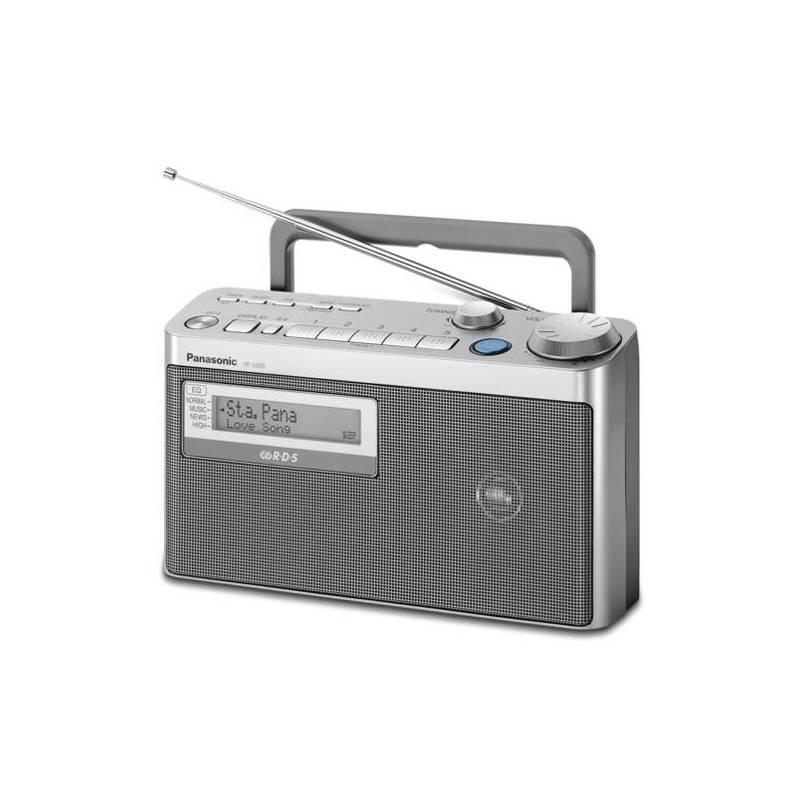Radiopřijímač Panasonic RF-U350EG-S stříbrný, radiopřijímač, panasonic, rf-u350eg-s, stříbrný