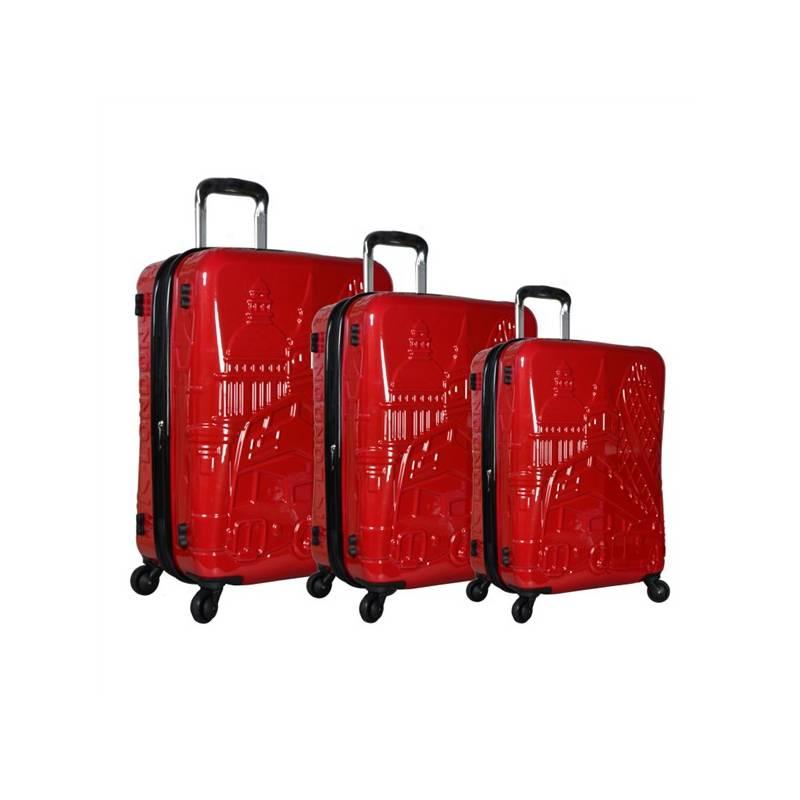 Sada kufrů IT Luggage ICONIC London TR-1093/3 PC červená, sada, kufrů, luggage, iconic, london, tr-1093, červená