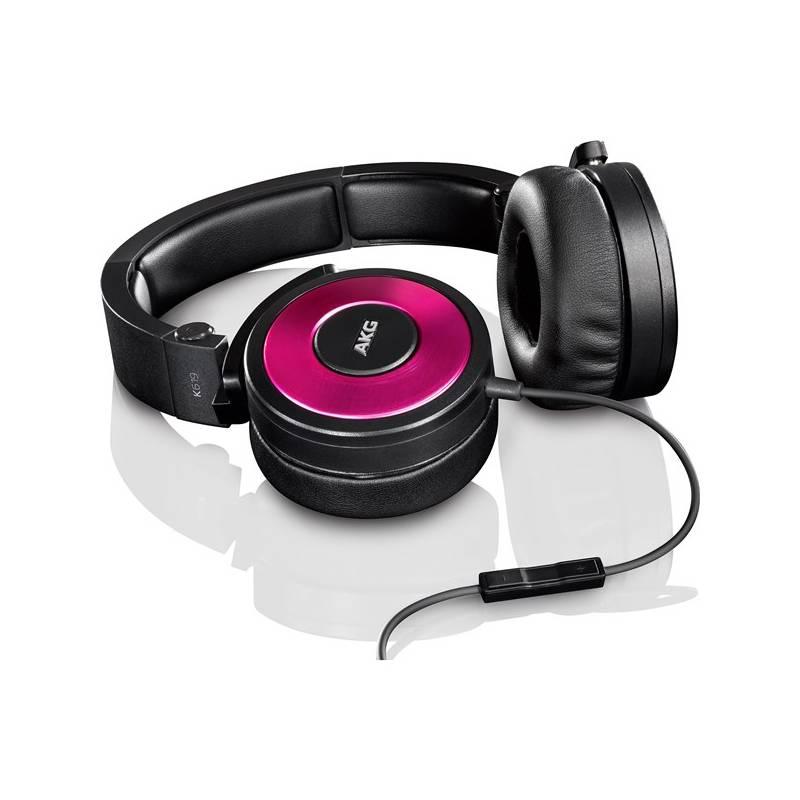 Sluchátka AKG K619 Pink růžová, sluchátka, akg, k619, pink, růžová