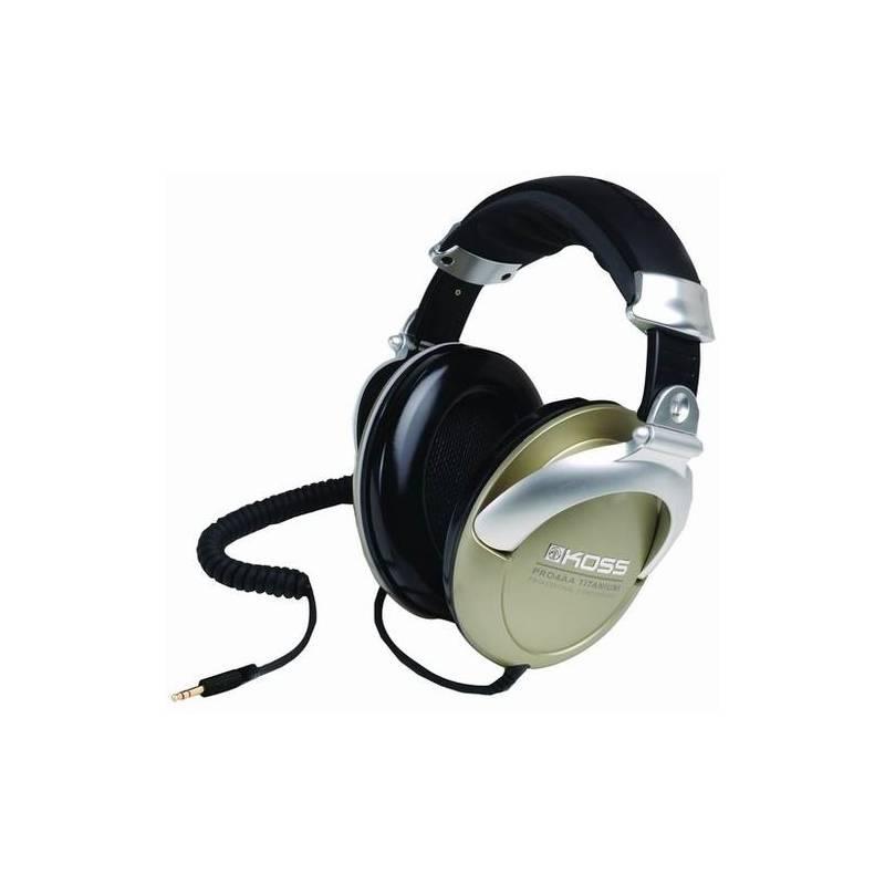 Sluchátka Koss PRO/4AAT černá/stříbrná/zlatá, sluchátka, koss, pro, 4aat, černá, stříbrná, zlatá