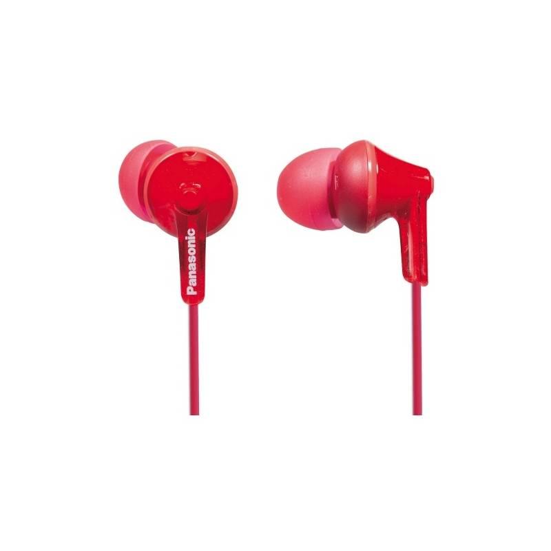 Sluchátka Panasonic RP-HJE125E-R červená, sluchátka, panasonic, rp-hje125e-r, červená